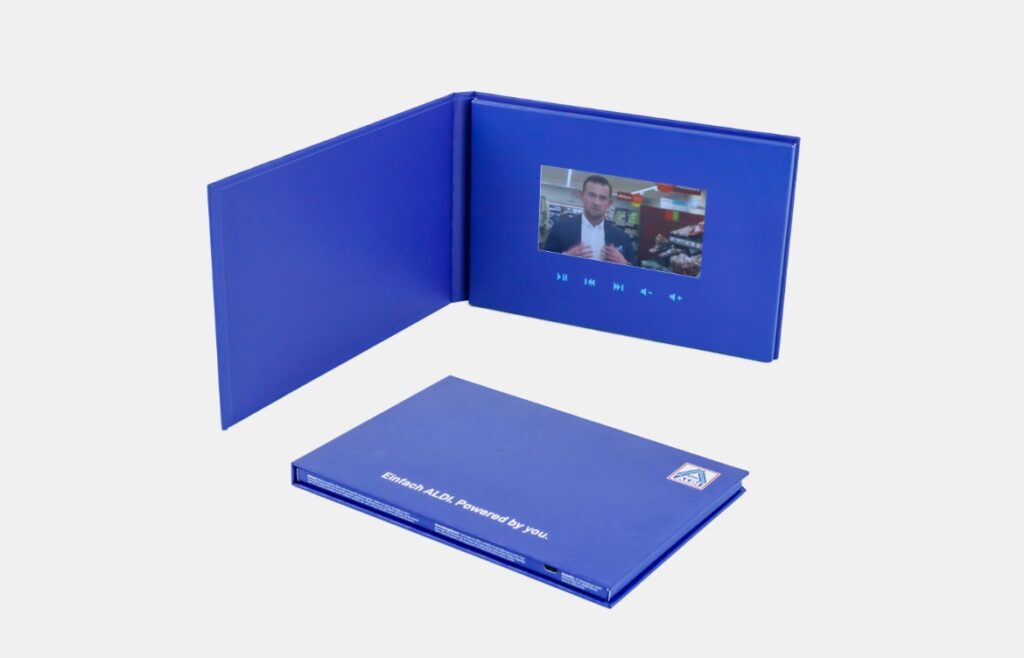 4.3-inch Hardcover video brochure