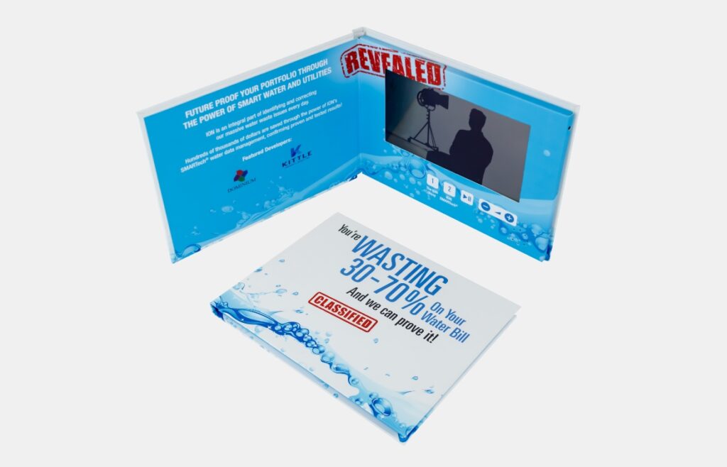 7 inch Hardcover video brochure