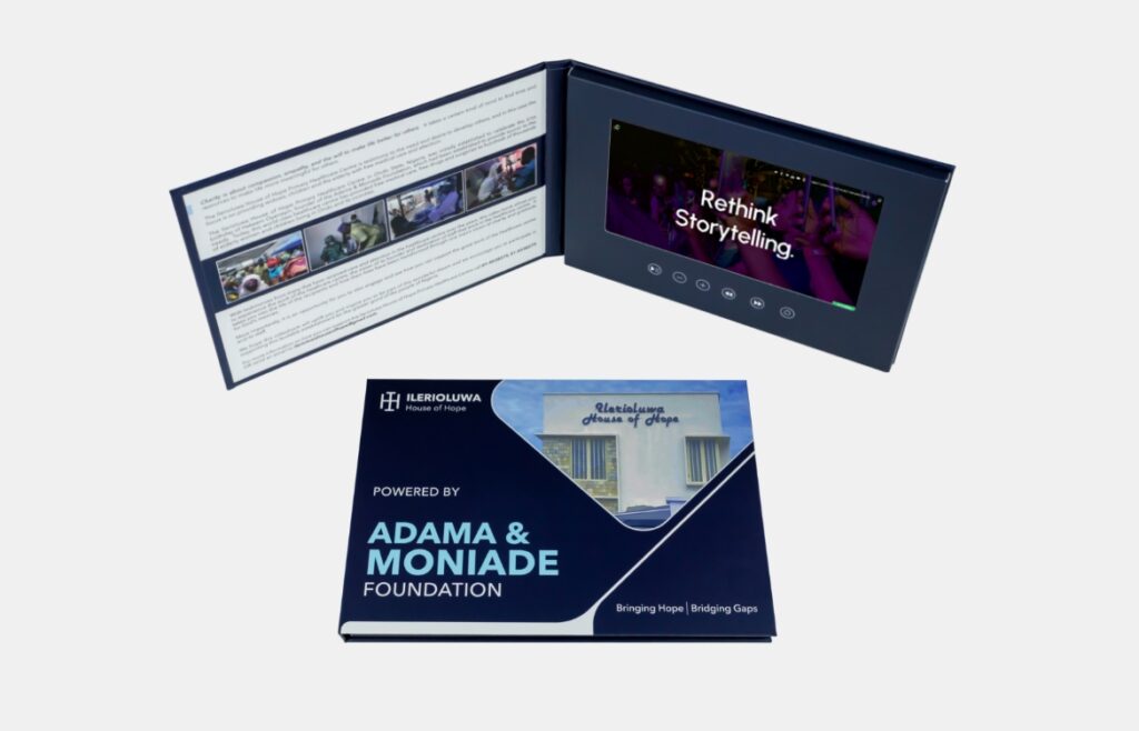 7 inch Hardcover video brochure