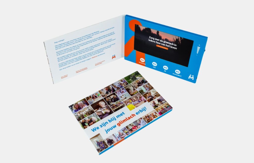 7 inch softcover video brochure